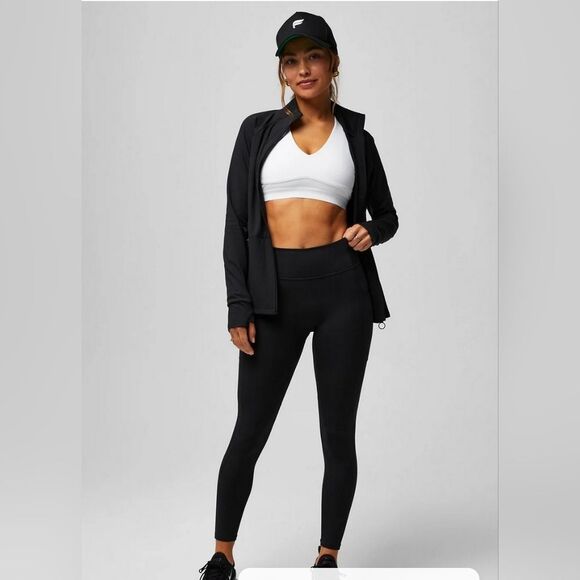 Fabletics Anywhere Motion365+ High-Waisted Utility Legging Black NWT in pkg - Picture 3 of 9